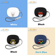 For JEEP EW011 Case Lanyard Pendant Creative Cartoon Pokémon Pikachu Anime One Piece Luffy Silicone 