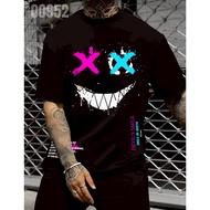 "DEVIL SMILE" Screen-Printed T-Shirt COTTON 1 1 1