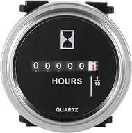 HonorMeet Quartz Hour Meter,DC 6V to 80V,Hours Counting for Maintenance,Waterproof Design for Riding
