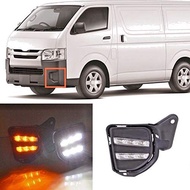 ไฟตัดหมอกเดย์ไลท์ รถตู้ TOYOTA ปี2014-2018 Hiace Fog Light Day Light Toyota Commuter เดไลท์ Daylight