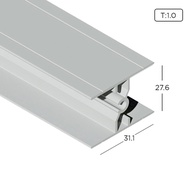 Aluminium Extrusion Air-Con Grill Window Profile Thickness 1.00mm AG1005-A ALUCLASS
