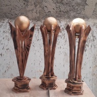 Piala Kayu /Piala sepak bola/piala estetik