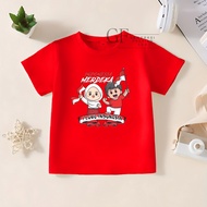 Short Sleeve T-shirts for boys and girls 2-11 years old, August 17th, 2025, Indonesian Independence 