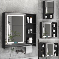 Alumimum Bathroom Mirror Cabinet Integrated Mirror Cabinet Wall-Mounted Storage Mirror Toilet Mirror Bathroom Mirror