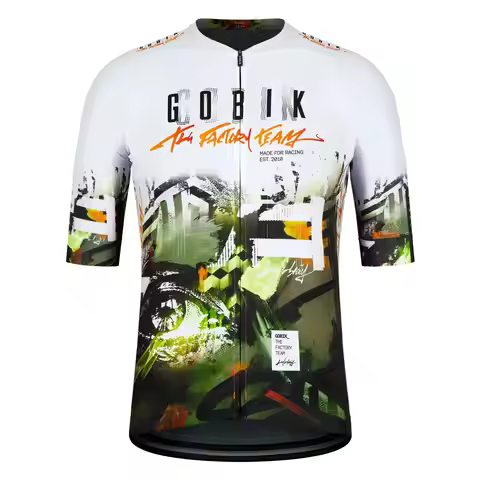 GOBIK New Skull-Print Racing Cycling Jersey Short-Sleeve Cycling Jersey Road Cycling Jersey Summer C