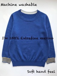 Fluffy kids 機冼純纖幼羊毛衣