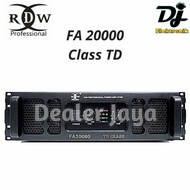 Power Amplifier RDW FA20000 / FA 20000 Class TD - 2 channel