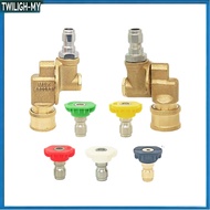 【1.29】 4500 PSI Swivel with 1/4" Quick Connect Pressure Washer Adapter Quick Connector