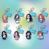 Kpop Idol Hearts2Hearts Acrylic Bag Keychain Pendant H2H Keyring JIWOO A-NA
