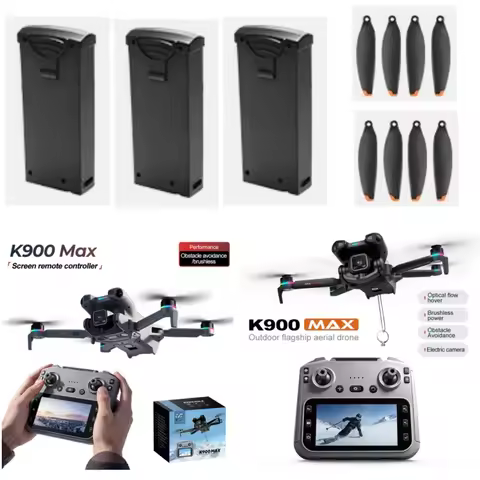 3.7V 1800mah Battery For K900 MAX Drone Battery /Propeller K900 MAX Drone Battery Blades K90 Dron Bl