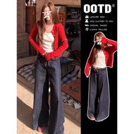 cardigan cardigan set Red Knitted Jacket - Casual Fall Small Cardigan