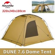 Naturehike Dune 7.6 Camping Tent 1 Bedroom 1 Living Room Waterproof Anti-UV Glamping Family Tent PH