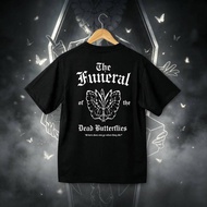 Funeral of the Dead Butterflies Graphic Print T-Shirt Boss Limbus Company Pure Cotton Round Neck Dai