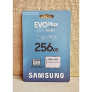 Samsung Evo Plus 256GB Micro SD Class 10 130MB/s U3, V30, A2, 4K Memory Card SD Card