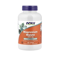 NOW Magnesium Malate Nervous System Support 180 Tablets Now Foods