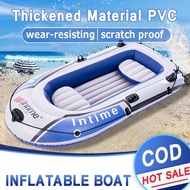 Inflatable Boat PVC Rubber Inflatable Boat Thick Portable Kayak Fishing Boat Kayaking Intex