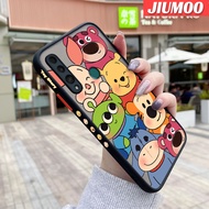 เคส JIUMOO สำหรับ Huawei Y9 Prime 2019รูปแบบสัตว์การ์ตูนใหม่ฝ้าด้านหลังแผ่น Duricrust ปลอกโปร่งใสกันกระแทกเคสมือถือทั้งหมดรวมเลนส์กล้องถ่ายรูปฝาครอบป้องกัน