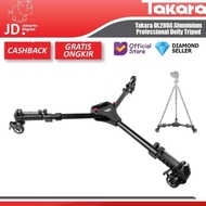 SHIPPINGbebas - Takara DL280A Aluminum Professional Dolly Tripod