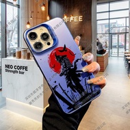Japanese Samurai iPhone17Pro Phone Case 16/15 Colorful Silver Case 14 Apple 12/11XsMax-S662P1