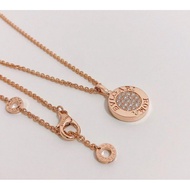 Bulgari 18K Gold Diamond Double-Sided Women's Necklace 8QHP