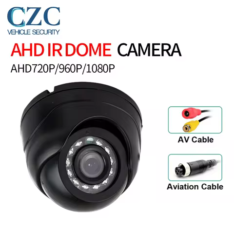 AHD 720P 960P 1080P Vehicle Camera Mini Dome 2m Security Camera Video Surveillance CCTV Camera Day N