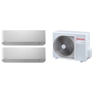 🔥 熱賣｜Toshiba 東芝 1匹+1匹變頻淨冷多聯式分體冷氣機 RAS-M10N4KCV x 2 + RAS-2M18J2ACV-HK 原裝正貨 官方保養 送貨上門 專業安裝