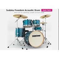 Sudoku Freedom Acoustic Drum drum set for Jamming, studio & Drum cover Basic Pack