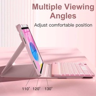 Suitable for iPad11 Keyboard Protective Case A16 Colorful Backlit Keyboard Protective Case 10th Gene