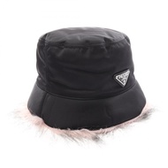 【二手】Prada PRADA 尼龍毛邊漁夫帽 女款二手 A
