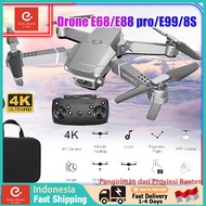 drone kamera jarak jauh / drone remote murah / drone / dron / E68 Pro Mini RC Drone / 4K Dual HD Kam