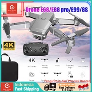 drone kamera jarak jauh / drone remote murah / drone / dron / E68 Pro Mini RC Drone / 4K Dual HD Kamera/Profesional Wifi FPV / Lipat Quadcopter Mainan / 8S Drone / E88 pro / drone e99 pro / Drone Murah Original / drone kamera / Foldable Quadcopter Drone