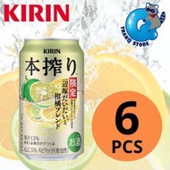 麒麟 - 麒麟本搾 柑橘味啤酒 350ml x 6 酒精度:5%