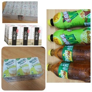 檸檬茶味雪碧／
維他 手指檸檬茶。key coffee滴漏咖啡。飲料