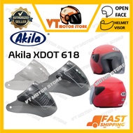💥READY STOCK DEAL💥AKILA XDOT 618 / X-DOT 618 / G618 HELMET VISOR QUALITY BULAT