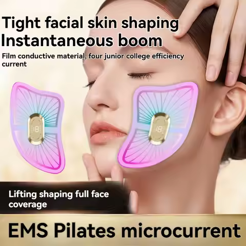 EMS Face Lifting Massage V Face Machine Eye Face Care Device Reduce Dark Circles Eye Swelling Anti-W