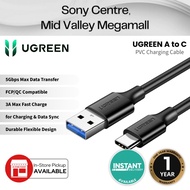 UGREEN USB-A to USB-C Cable 3.0 Nickel Plating Speed 5Gbps | 3A Max Fast Charge