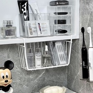 Mirror Cabinet Storage Handy Tool Mirror Cabinet Hanging Basket Cream Style Shelf Skin Care Product Storage Cosmetic Mask Storage Box