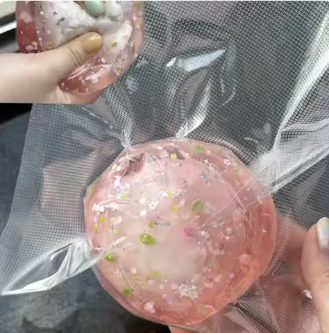 Crispy Squishy Ball Cracking Wax Crunchy Shatter Stress Ball ASMR Satisfying Pop Sound Anti Stress R