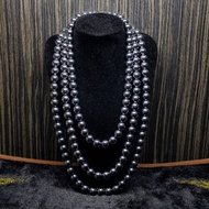 ((Positive Energy) Terahertz Titanium Hertz Necklace Stainless Steel Buckle Wire 12mm50/60/70cm Grad