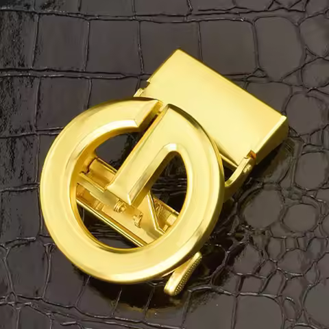 New Genuine Men's Belt Head Belt Buckle Leisure Belt Head Business Accessories Automatic Belt Buckle