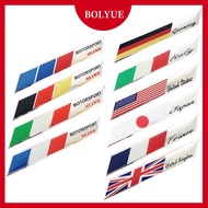 3D Three-Dimensional Aluminum Alloy Germany United Kingdom Italy United Kingdom French Flag Modified