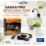 Sakai Pro Mini LED Aquarium Spotlight 80055, 5 Watt, 20 CM, 3 Lighting Modes, Energy Saving & Very B