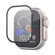 กระจกเทมเปอร์สำหรับนาฬิกา Apple อัลตร้า Ultra2 49มม. 45มม. 44มม. 41มม. 40มม. ฟิล์มกันรอยรุ่น9 8 7 Se 6 5 4อุปกรณ์สายนาฬิกา Apple Watch อัจฉริยะ