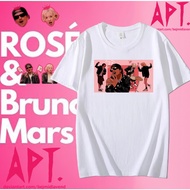 ROSÉ&Bruno Mars collaborate on new song 《APT》 printed on 100% pure cotton, comfortable and wrinkle r