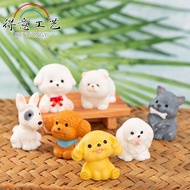 DIY Mini Dog Decorations Puppy Cake Topper Miniature Cute Animal Children's Toys