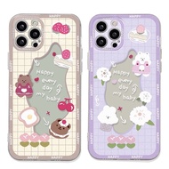 STRAWBERRY CHERRY MOTIF CASE FOR ALL TYPES XIAOMI REDMI 5A 6A 9 9A 9C 9T NOTE 7 NOTE 8 NOTE 9 NOTE 9