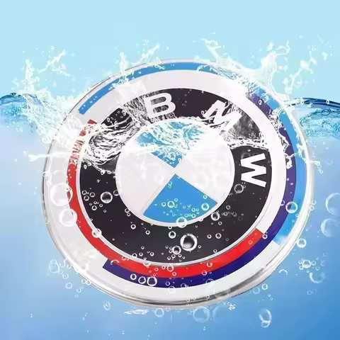 45/56/68/74/82mm 50th Anniversary Edition Badge Front Rear Trunk Logo Sticker For BMW M E46 E39 E38 