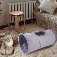 R3S Guaja Tunnel Cat Toy Cat Tunnel 2 Way Foldable - Gj1 - Gray R3WS