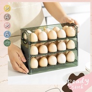 Egg Storage Box 3 layers 30 grids Egg storage container Storage Rack Egg holder Egg Tray Dispensers 