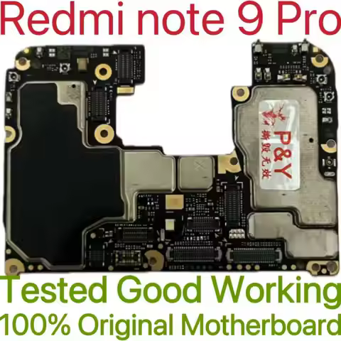 Global Version Original Unlocked Motherboard for Redmi Note 9 Pro Tested Circuit Plate Main Logic Bo